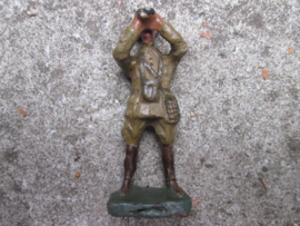 DURSO British soldier officer with binocular. Engelse officier met verrekijker.
