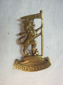 Capbadge New-Zealand Liverpool rifle brigade. Sweetheart, Petembleem waarvan een sweetheart is gemaakt apart regiment.