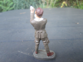 ELASTOLIN US soldier shaving. Amerikaanse soldaat scheert zich met spiegeltje zeer goede staat