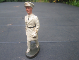 Unmarked, Engelse prins in wit Marine uniform, ongemerkt.