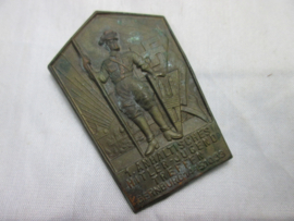 German tinnie, rally badge, Duitse tinnie, HJ. 1. Anhaltisches Hitler- Jugend Treffen Bernburg 14/15- 10-1933. Nice early tinnie, mooie vroege veranstaltungs abzeichen
