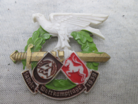 German tinnie, rally badge, Duitse tinnie, SA- gruppe Westfalen, SA Wehr- Wettkampftage 1939, hersteller Steinhauer en Lück. gemaakt van plastik. zeer nette staat