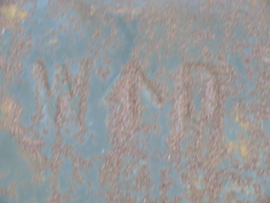 Engelse jerrycan, 1943 War Department gemarkeerd, nette staat.