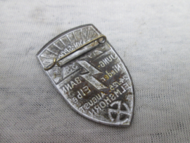 German tinnie, rally badge, Duitse tinnie H.J.- D.J.- Jungbann-sportfest 1935 - Jungbann "Nieder elbe" 24-25 August ELMSHORN.