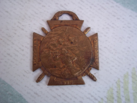 French day badge. Frans speldje dag van de Poilu, de Franse soldaat 1916