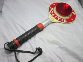 Nederlands bord met verlichting STOP POLITIE.
