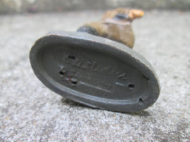 ELASTOLIN Belgium soldier marching, marcherende Belgische soldaat goede staat.