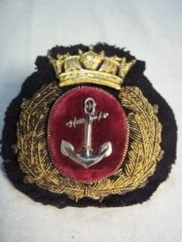 British cap badge officer, merchant navy, Engels petembleem koopvaardij