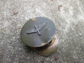 US sweetheart, US military cap with photo. US broche Amerikaanse pet officier luchtmacht embleem met foto van Amerikaanse politie agent leuk item, welke je niet vaak tegenkomt.