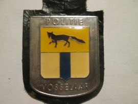 Belgium police badge, Belgische politie borsthanger VOSSELAAR.