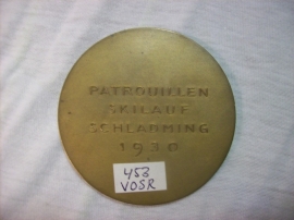 Austrian medal Osterreichisches Bundesheer wettbewerb,  Patrouillen skilauf Schladming 1930