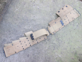 US- Army M-1910 MILLS woven infantry belt 1918, 10 crimped pocket. Amerikaanse munutie gordel riem MILLS gemarkeerd met datum 1918 zeer nette staat.