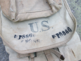 US- Army Haversack M-1910. Amerikaanse rugzak mooi gemarkeerd en in een zeer nette staat.