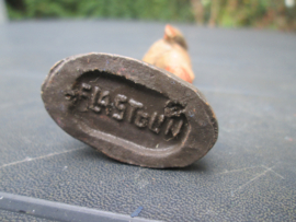 ELASTOLIN British colonial soldier. 10 cm.  Engelse soldaat koloniaal met tulband, goede staat.