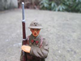 DURSO French soldier on guard, MINT condition. Franse soldaat MINT staat op wacht zeer zeldzame TOP kwaliteit.