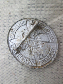 German tinnie, rally badge, Duitse tinnie H.J. Mannschaftslauf Hitler Jugend Nesselwang 1935-1936. zeldzame ski tinnie, dit is een originele, de geemailleerde zijn copien uit de jaren 60-70. very rare tinnie.