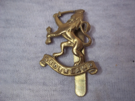 Dutch cap badge WW2 Prinses irene Brigade Nederlands petembleem J.Gaunt LONDON