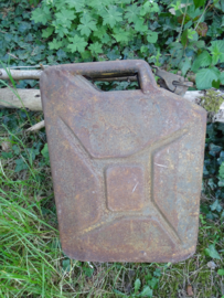 Engelse jerrycan, 1943 War Department gemarkeerd, nette staat.