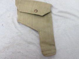 British canvas army 1937 pattern holster in mint condition. Engels regular army holster in nieuw staat mooi gemarkeerd