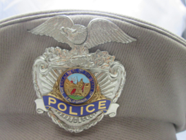 US American Police cap. State of California. Amerikaanse politie pet origineel moeilijk te vinden, bijna niet te krijgen TOP stuk.