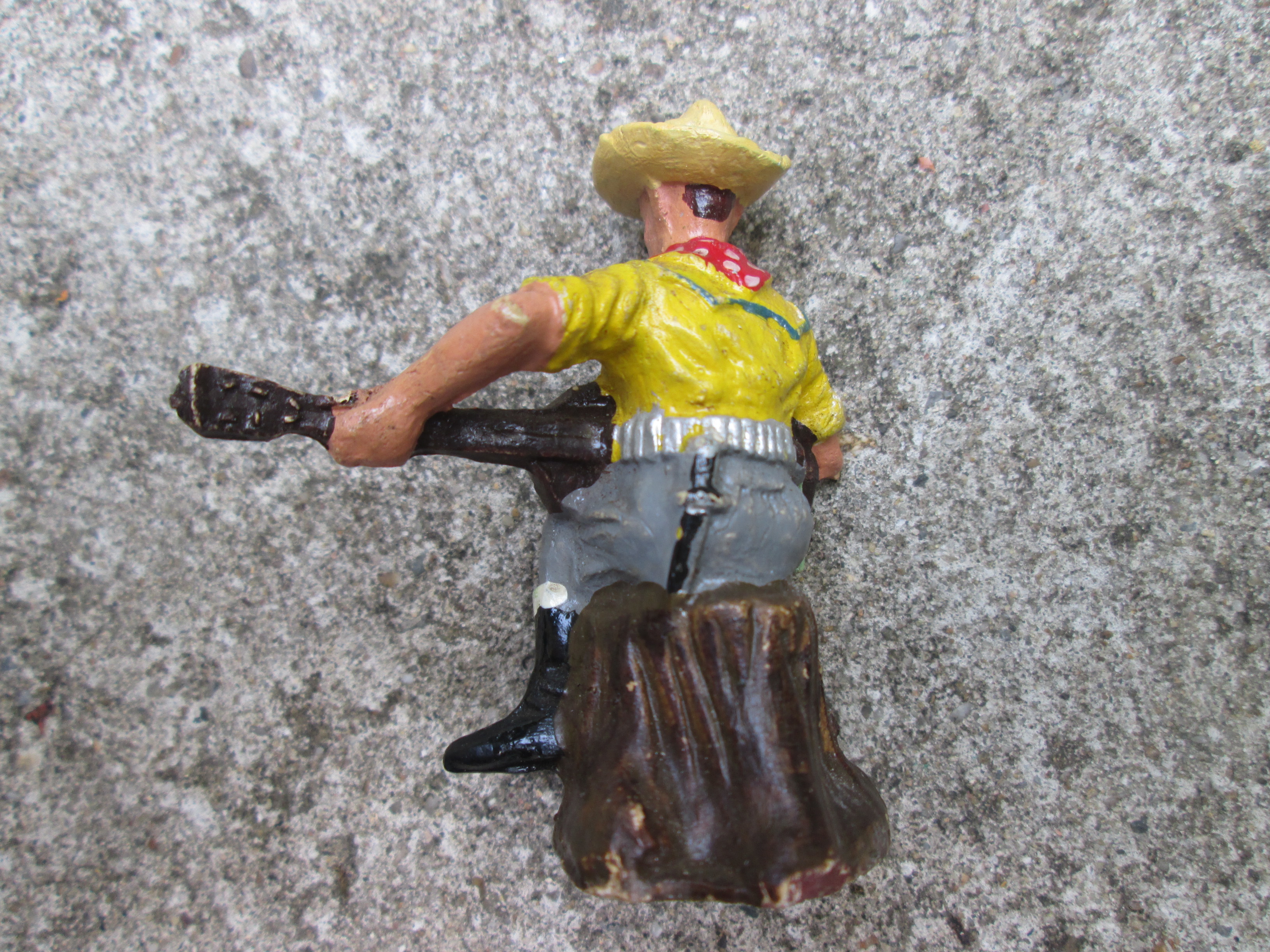 DURSO cowboy with guitar, cowboy met gitaar.
