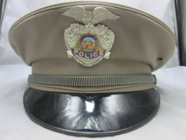 US American Police cap. State of California. Amerikaanse politie pet origineel moeilijk te vinden, bijna niet te krijgen TOP stuk.