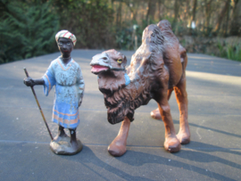 DURSO Nomade met kameel dromedaris goede staat de kameeldrijver is vrij moeilijk te vinden.