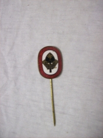 German enamelled  pin  Arbeidsdank. Draagspeld Arbeidsdienst geemailleerd.