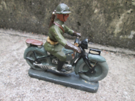 DURSO Belgium military motorcyclist. Belgische soldaat op motorfiets.