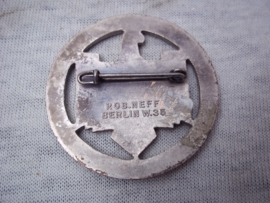German tinnie, rally badge, rally badge, Duitse tinnie Deutsches turn und sport fest Breslau 1933.