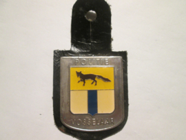 Belgium police badge, Belgische politie borsthanger VOSSELAAR.
