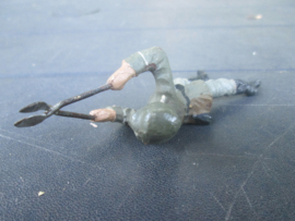 LINEOL German soldier with wire cutter. Duitse soldaat met draadschaar , leuk figuur goede staat.