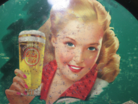 Dienblad Belgisch Bier Celta - Pils Meiresonne.