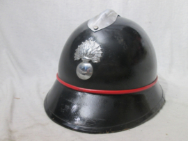 Belgium police helmet Belgische helm van de Rijkswacht jaren 40-50 merk LEVIOR, zeer nette staat.