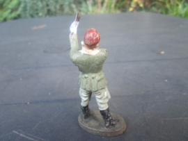 ELASTOLIN German soldier shaving Duitse soldaat scheert zich goede staat.