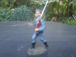 ELASTOLIN German marching luftwaffe soldier. Duitse luchtmacht soldaat marcherend.  goede staat.