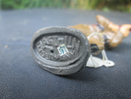 ELASTOLIN Belgium soldier attacking. Belgische soldaat in de aanval importe d´allemagne leuke vermelding