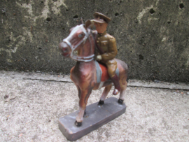 GERESERVEERD FB Fabrication Belge The king of Belgium on horse  Belgische Koning Leopold op zijn paar