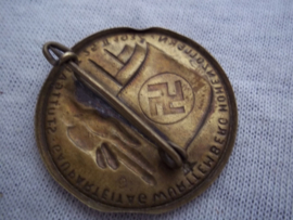 German tinnie, rally badge Duitse tinnie Gau Parteitag Würtemberg - Hohenzollern Stuttgart  25- 11- 1934