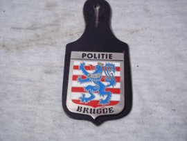 Belgium police badge, Belgische borsthanger Politie Brugge.