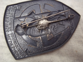 German tinnie, rally badge, Duitse tinnie Gautag 1936 Hildesheim Süd Hannover- Braunschweig 12/14 juni