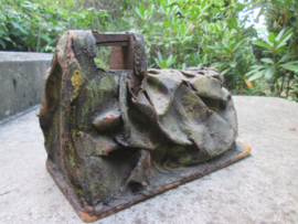 German made Military trench. Duitse makelij een Militaire commando post gevechtsstelling, zeer nette staat.