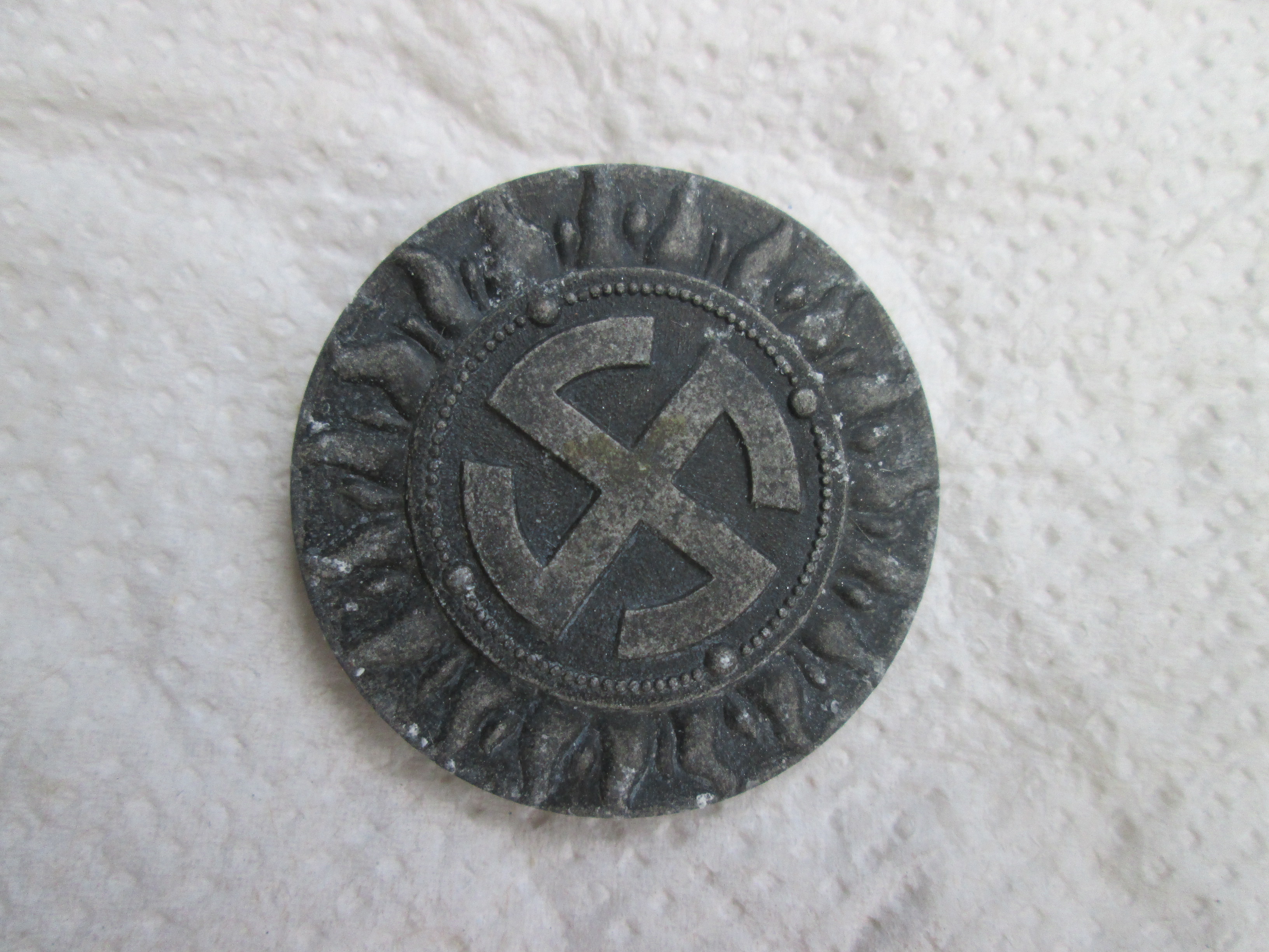 German tinnie, rally badge, Duitse tinnie, Sonnenwende. mooi gemarkeerd, nicely marked