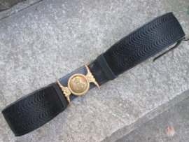 Belgium officers buckle. Belgische parade riem met gesp met daarop het logo van Koning Leopold III.