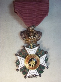 Belgium Leopold I medal. Belgische leopold I medaille civiele uitvoering vroeg model perfekte staat