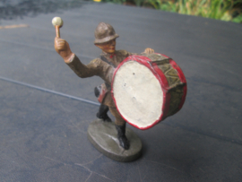 ELASTOLIN Belgium soldier with drum. Belgische soldaat met de grote trom