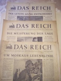 4 maal oorlogskranten DAS REICH