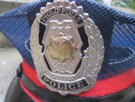 Cap Philippines Police Force. Politie pet uit de Filipijnen, zomer uitvoering.