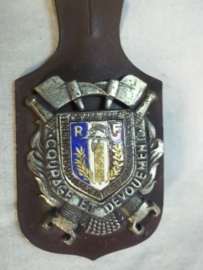 French badge firedepartment, Franse borsthanger pompier, brandweer