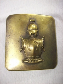 French buckle of the engineers. Franse koppelgesp van de genie, perfekte staat heldere slag